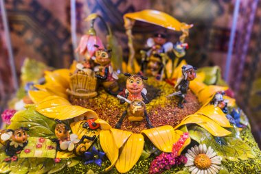 Budapeşte, Macaristan. 23 Haziran, 2017: Marzipan Müzesi Macaristan San Andre şehir 1994 yılında Macar Şef pudra Karolyi Sabo tarafından tarafından oluşturulmuş.