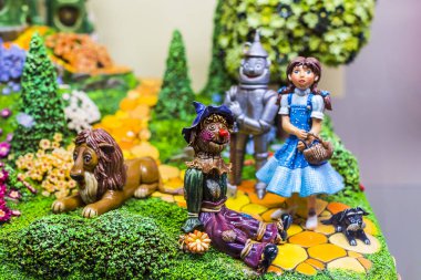 Budapeşte, Macaristan. 23 Haziran, 2017: Marzipan Müzesi Macaristan San Andre şehir 1994 yılında Macar Şef pudra Karolyi Sabo tarafından tarafından oluşturulmuş.