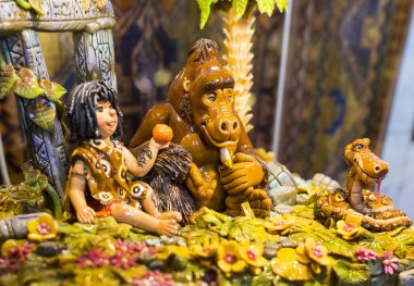 Budapeşte, Macaristan. 23 Haziran, 2017: Marzipan Müzesi Macaristan San Andre şehir 1994 yılında Macar Şef pudra Karolyi Sabo tarafından tarafından oluşturulmuş.