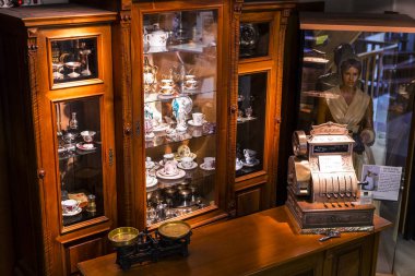 Budapeşte, Macaristan. 23 Haziran, 2017: Marzipan Müzesi Macaristan San Andre şehir 1994 yılında Macar Şef pudra Karolyi Sabo tarafından tarafından oluşturulmuş.