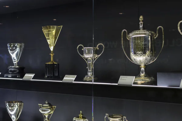 Madrid Espagne Mars 2018 Musée Real Madrid Coupe Récompense Club — Photo