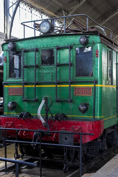 Madrid Spanyolország Március 2018 Múzeum Vonatok Madrid Kiállítás Vasúti Szolgáltatás — Stock Fotó