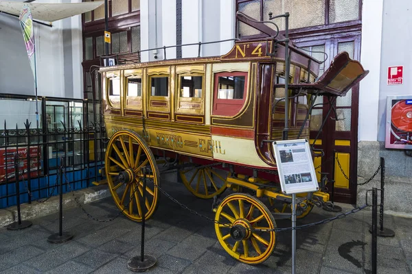 西班牙马德里 2018年3月 火车博物馆马德里铁路设备服务设备及发展历史博览会 — 图库照片