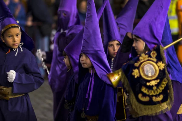 Madrid Spanien März 2018 Das Traditionelle Bekenntnis Der Religiösen Katholischen — Stockfoto