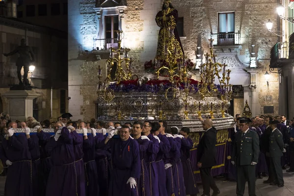 Madrid Španělsko Března 2018 Tradiční Profesi Náboženské Katolické Objednávky Během — Stock fotografie