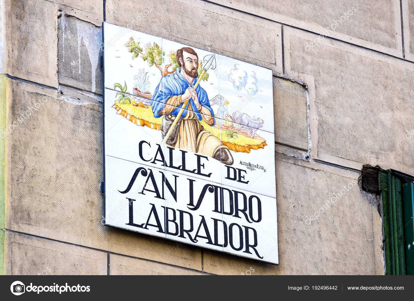 Madrid Spain March 2018 Signs Street Names Created Ceramic Tiles ... Madrid Spain March 2018 Signs Street Names Created Ceramic Tiles ...