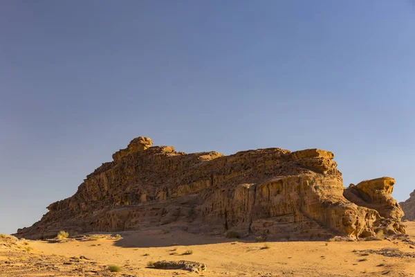 Wadi Rum Пустелі Пісковик Йорданії — стокове фото