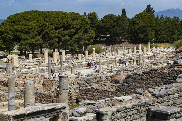 Ефес Туреччина Травня 2017 Року Руїни Стародавніх Антикварний Місто Ефес — стокове фото