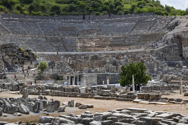 Efeze Turkije Mei 2017 Ruïnes Van Oude Antieke Stad Efeze — Stockfoto