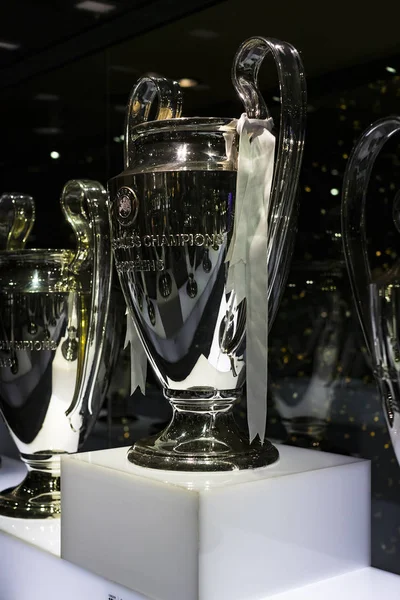 Madrid Espagne Mars 2018 Musée Real Madrid Coupe Récompense Club — Photo