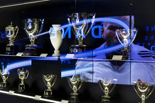 Madrid Espagne Mars 2018 Musée Real Madrid Coupe Récompense Club — Photo