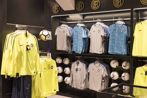 Junio 2018 Milán Italia Tienda Oficial Del Inter Milán Milán — Foto de Stock