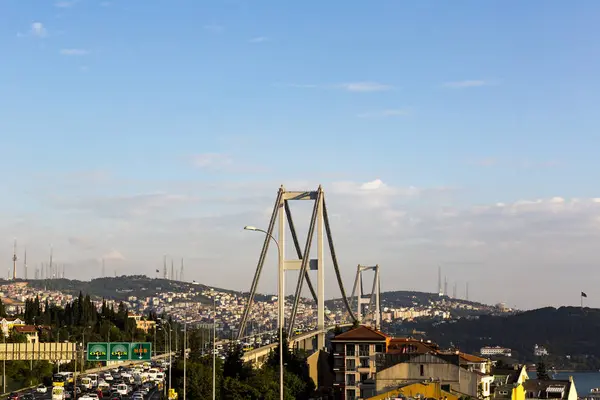 Istanbul Turquia Setembro 2015 Panorama Visão Chifre Dourado Nas Encostas — Fotografia de Stock