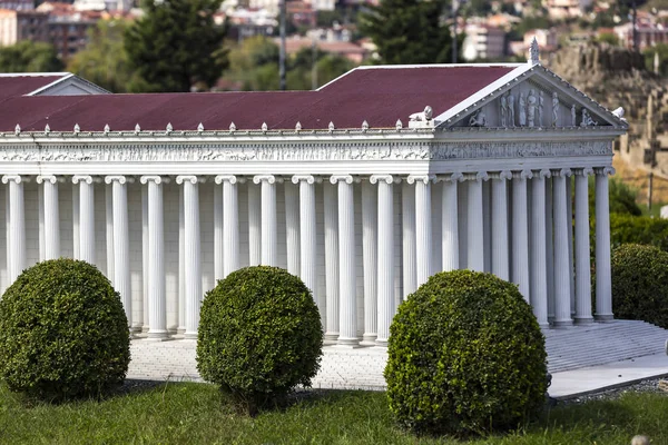 Istanbul Turquia Outubro 2015 Cópias Miniatura Arquitetura Mundo Antigo Miniaturk — Fotografia de Stock