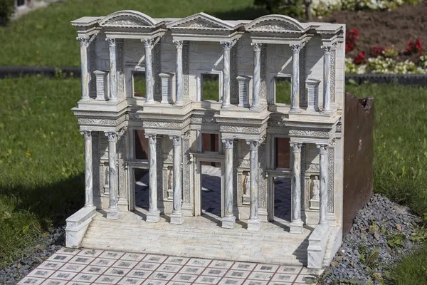 Istanbul Turquía Octubre 2015 Copias Miniatura Del Miniaturk Arquitectura Del — Foto de Stock