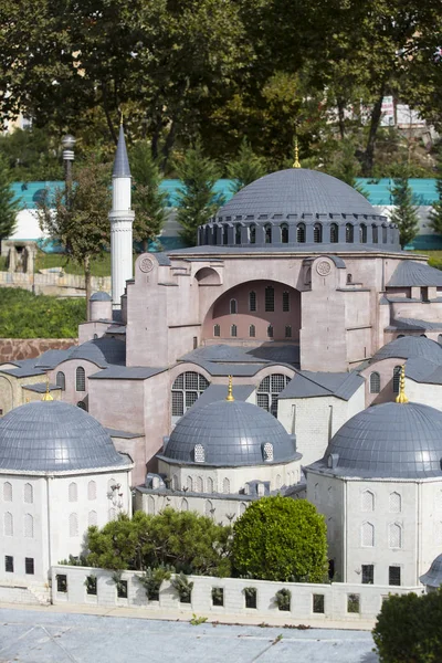Istanbul Turquia Outubro 2015 Cópias Miniatura Arquitetura Mundo Antigo Miniaturk — Fotografia de Stock