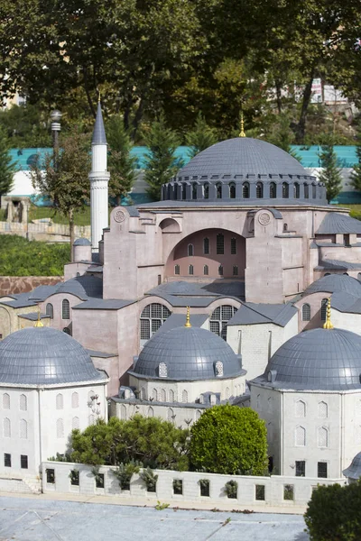 Istanbul Turkiet Oktober 2015 Miniatyrkopior Ancient World Architecture Miniaturk Istanbul — Stockfoto