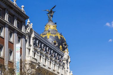 Madrid İspanya'nın başkenti şehir mimarisini unsurları.