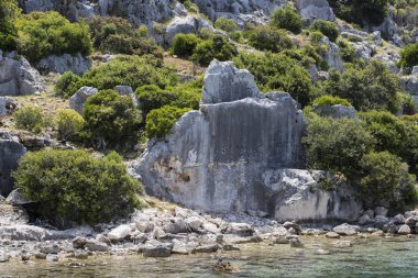Antik Likya şehridir ve etrafı sonucu olarak deprem şehri sular altında. Şehir, Simena Kekova Türkiye çevresinde. 