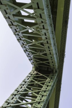 Perçin ana ve köprü inşaatı cıvata metal parçalar 