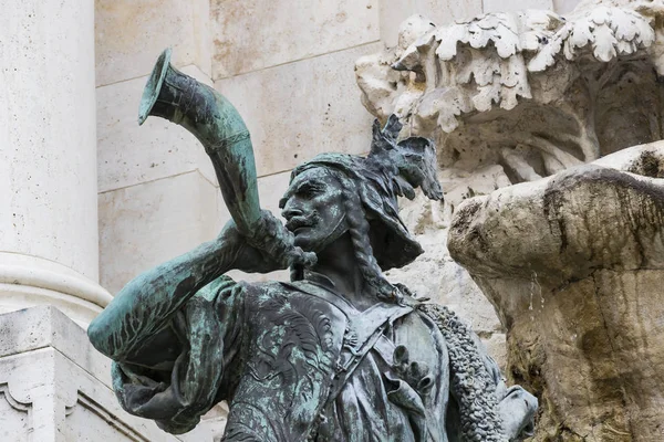 Elements Fountain Hunt King Matthias Royal Palace Budapest — Stock fotografie