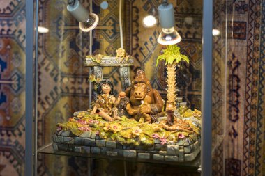 Budapeşte, Macaristan. 23 Haziran, 2017: Marzipan Müzesi Macaristan San Andre şehir 1994 yılında Macar Şef pudra Karolyi Sabo tarafından tarafından oluşturulmuş 