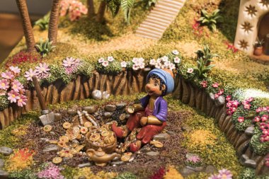 Budapeşte, Macaristan. 23 Haziran, 2017: Marzipan Müzesi Macaristan San Andre şehir 1994 yılında Macar Şef pudra Karolyi Sabo tarafından tarafından oluşturulmuş 