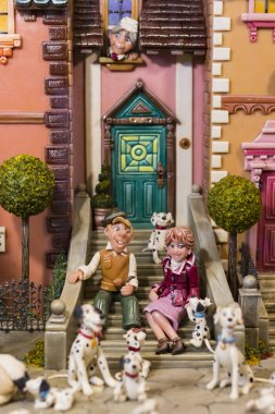 Budapeşte, Macaristan. 23 Haziran, 2017: Marzipan Müzesi Macaristan San Andre şehir 1994 yılında Macar Şef pudra Karolyi Sabo tarafından tarafından oluşturulmuş 