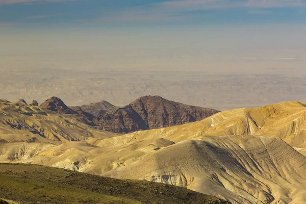 Góry Jordanii Sik Gorge Pobliżu Starożytnego Miasta Petra Zdjęcie Stockowe