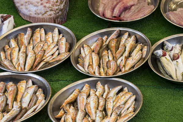 Fresh Fish Market Istanbul Banks Golden Horn Close Shot — Stock Photo, Image