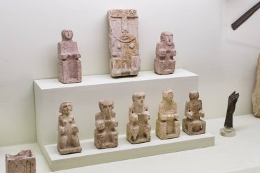 Istanbul, Türkiye - 4 Nisan, 2017: Arkeoloji Müzesi İstanbul, antik sergileyen bugünkü Türkiye Cumhuriyeti topraklarında yaşayan eski imparatorlukların