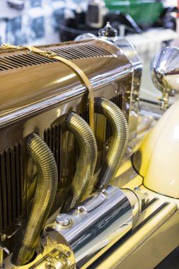 Münih, Almanya - 26 Kasım 2018: topluluğu tarihsel olarak bilinen ve Münih ulaşım Müzesi (Deutsches Museum Verkehrszentrum Araçlar). 