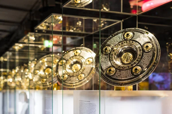 Munich Alemania Noviembre 2018 Museo Logros Del Club Fútbol Munich — Foto de Stock