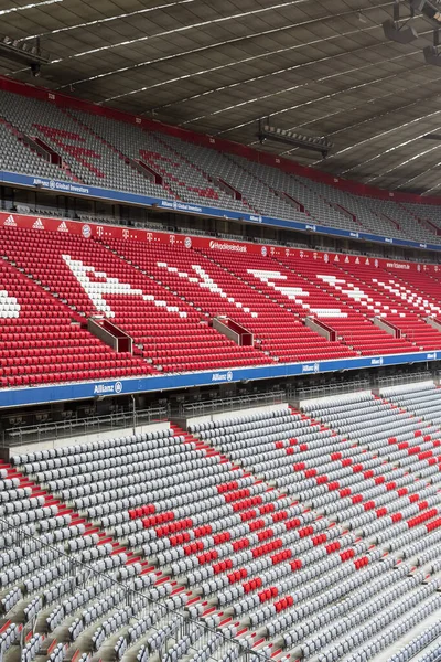 Munich Alemania Noviembre 2018 Interior Del Estadio Allianz Arena Club — Foto de Stock