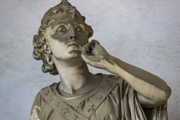 Milan Italy June 2018 Statues Mourning Graves Monumental Cemetery Milan — Stock Photo, Image