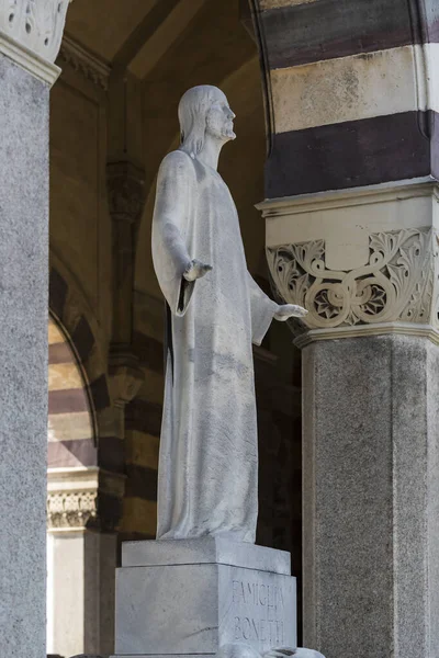 Milano Italia Giugno 2018 Statue Del Lutto Sulle Tombe Del — Foto Stock