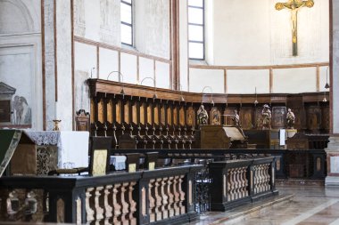 7 HAZİRAN 2018, MİLAN, İTALYA: Milano 'daki Santa Maria delle Grazie Katolik Kilisesi. 
