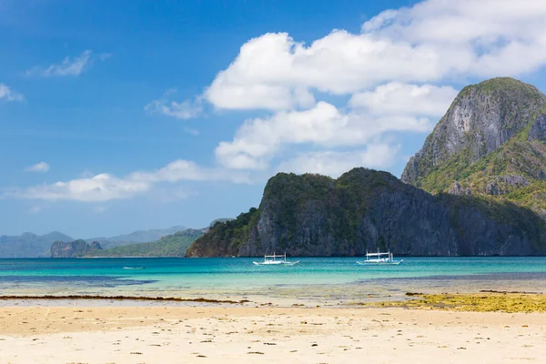 Cenário Das Ilhas Área Costeira Ilha Palawan Nas Filipinas — Fotografia de Stock