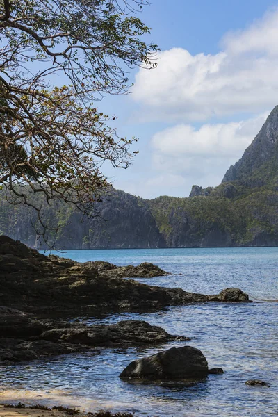 Cenário Das Ilhas Área Costeira Ilha Palawan Nas Filipinas — Fotografia de Stock