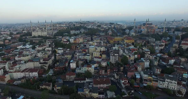 Voando Sobre Istambul Distrito Cidade Velha Topkapi — Fotografia de Stock