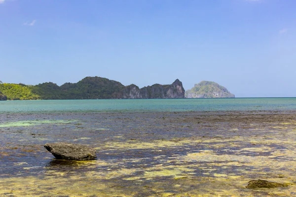 Cenário Das Ilhas Área Costeira Ilha Palawan Nas Filipinas — Fotografia de Stock