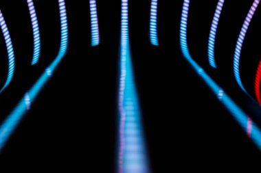 Soyut çok renkli neon arkaplan yakın çekim.