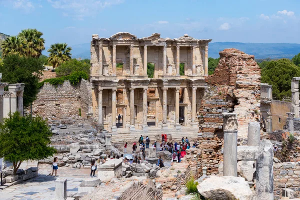 Celsus의 도서관 유네스코 목록에 — 스톡 사진