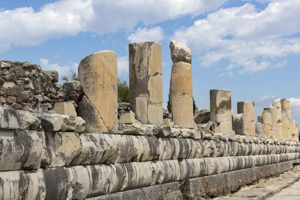 Les Ruines Ancienne Ville Antique Ephèse Bâtiment Bibliothèque Celsus Les — Photo