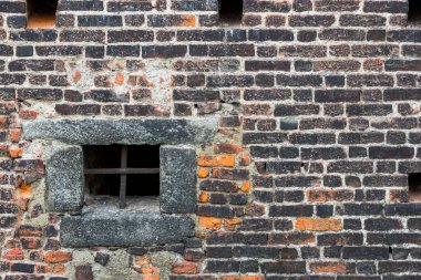 Milano 'daki Sforza Kalesi' nin mimarisinin elementleri.. 