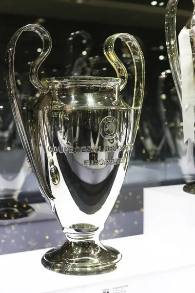 Madrid Spain March 2018 Museum Real Madrid Football Club Cups — Stock Photo, Image