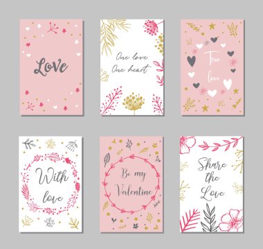 Sevgililer s Day.Typography kümesi için dekoratif tebrik kartları. Tatil ana sembollerinden. Vektör logo, amblem, metin tasarım. Afiş, tebrik kartları, hediyeler vb için kullanılabilir.
