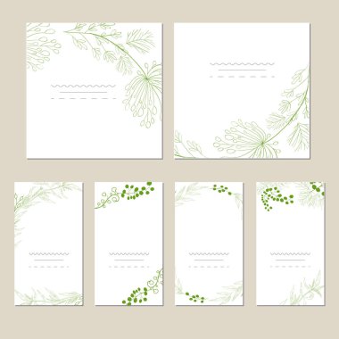 Sanatsal evrensel kart dizisini.