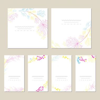 Sanatsal evrensel kart dizisini.