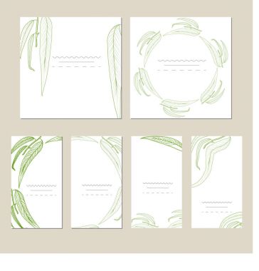 Sanatsal evrensel kart dizisini.